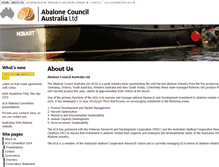 Tablet Screenshot of abalonecouncil.com.au